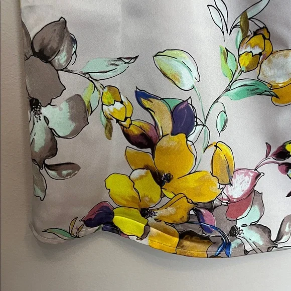 Floral Camisole with Yellow and Blue Accents - Picture 6 of 13